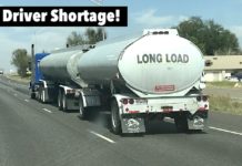 Report: Tanker Truck Driver Shortage May Cause Gas Shortages and Higher Fuel Prices This Summer 2021 summer semi truck tanker haz-mat hazardous materials driver shortage fuel price hike