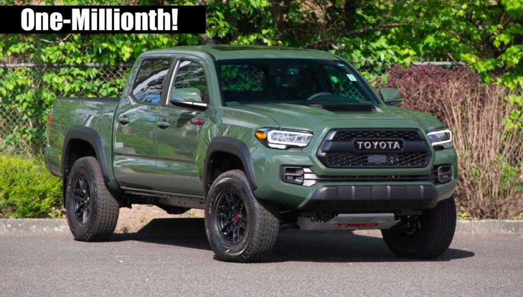 One-Millionth Toyota Tacoma Is Going Up For Auction - It Has 158 Miles ...