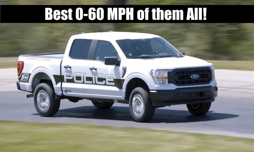 What's the Quickest Police Car? It's the New 2021 Ford F