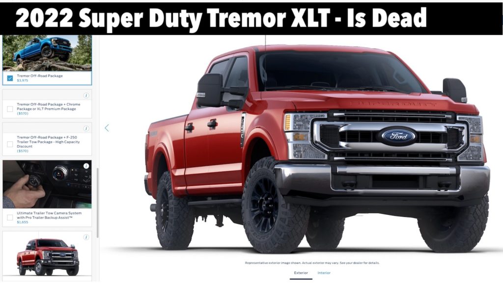 2022 ford super duty tremor xlt is canceled chip shortage