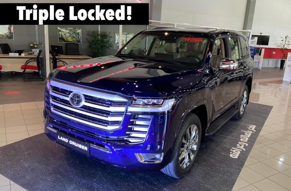 2022 toyota land cruiser lockers front rear center triple double