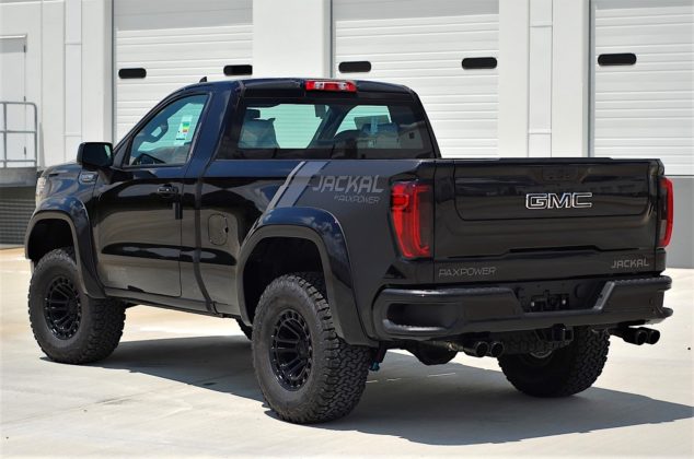 This GMC Sierra Jackal By PaxPower Packs a Widebody Kit with King ...