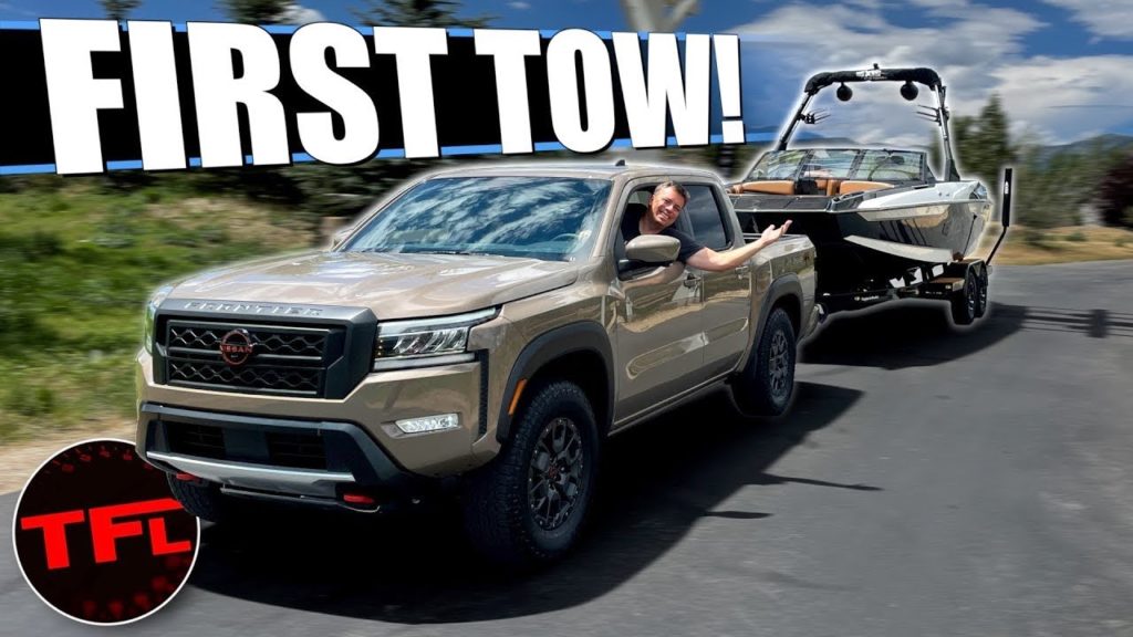 2022 nissan frontier towing trailer drive impressions