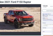 New 2021 Ford Raptor Sees Dealer Markups of Up to $50K – Lists at $133,525 2021 ford raptor dealer markup price