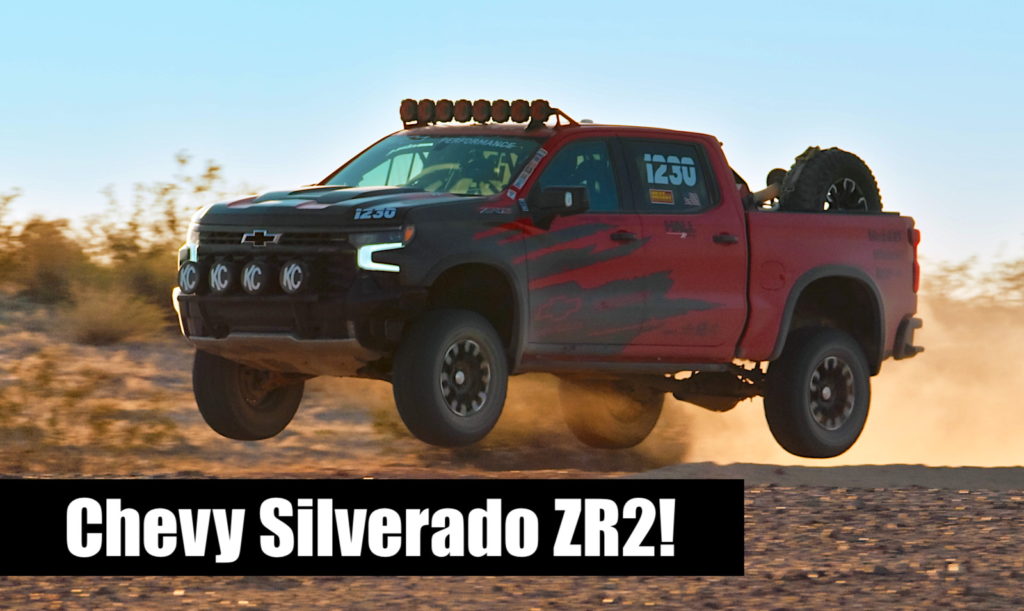 2022 chevy silverado zr2 jump race truck