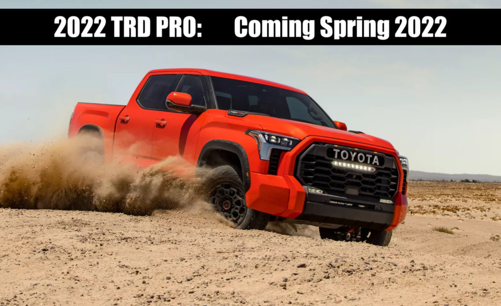 2022 toyota tundra trd pro delay spring