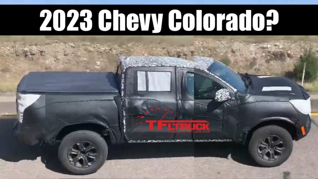 Spied: These 2023 Chevy Colorado and GMC Canyon Prototypes Are Caught on the Highway - The Fast Lane Truck