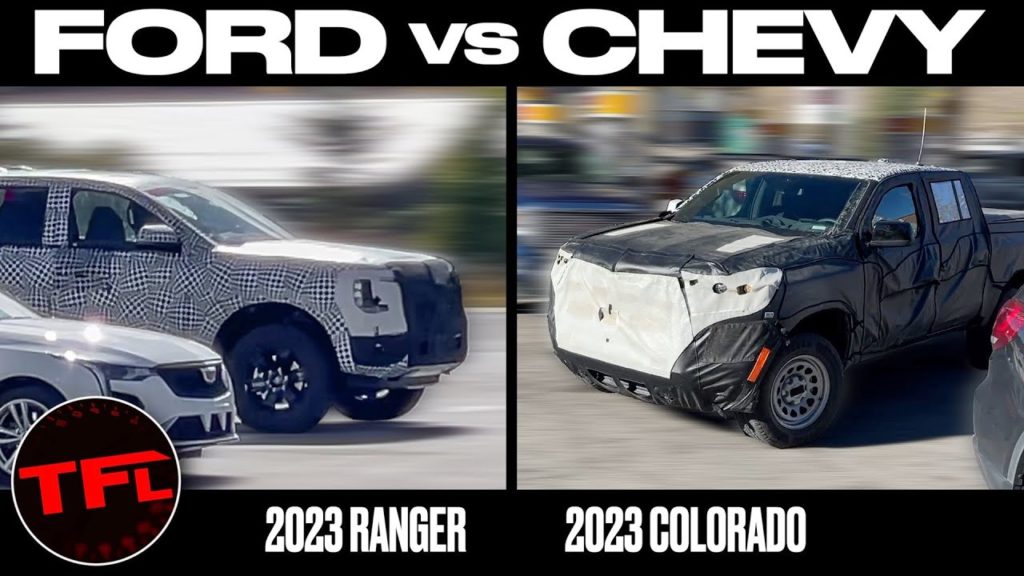 2023 ford ranger chevy colorado gmc canyon spied wild