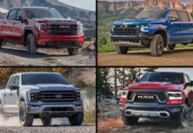 Sierra AT4X vs. Silverado ZR2 vs. F-150 Tremor vs. Rebel 1500: Which Among These Big Three Offerings Is Your Favorite? GMC Sierra AT4X vs Chevy Silverado ZR2 vs Ford F-150 Tremor vs Ram Rebel 1500
