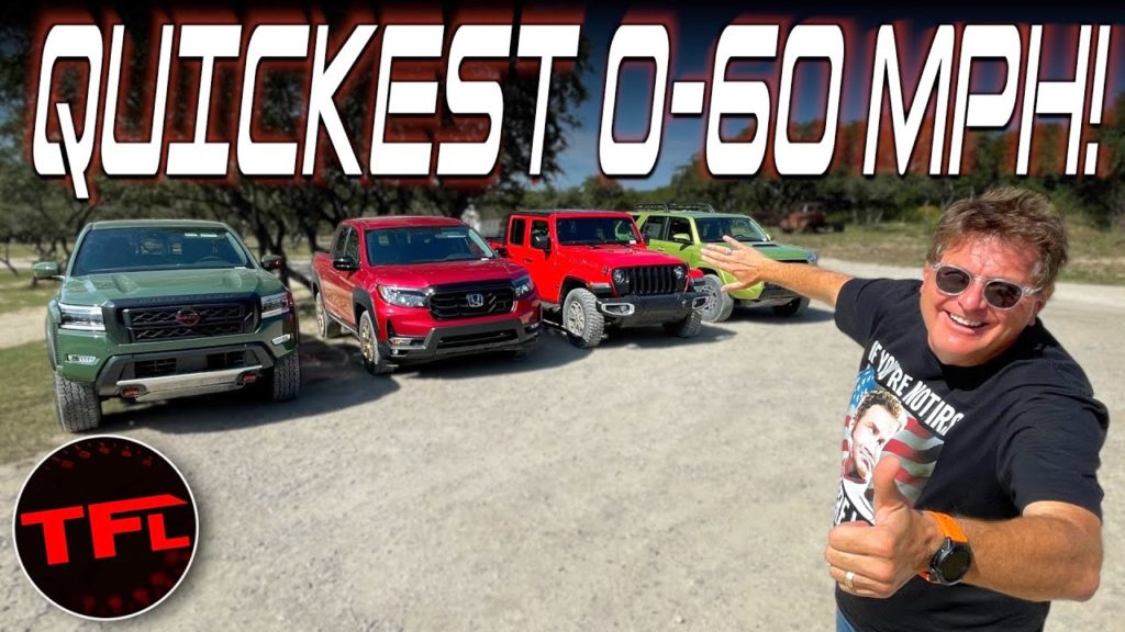 Tacoma vs Frontier vs Gladiator vs Ridgeline: The Quickest Midsize Truck (Probably) ISN'T What You Think!