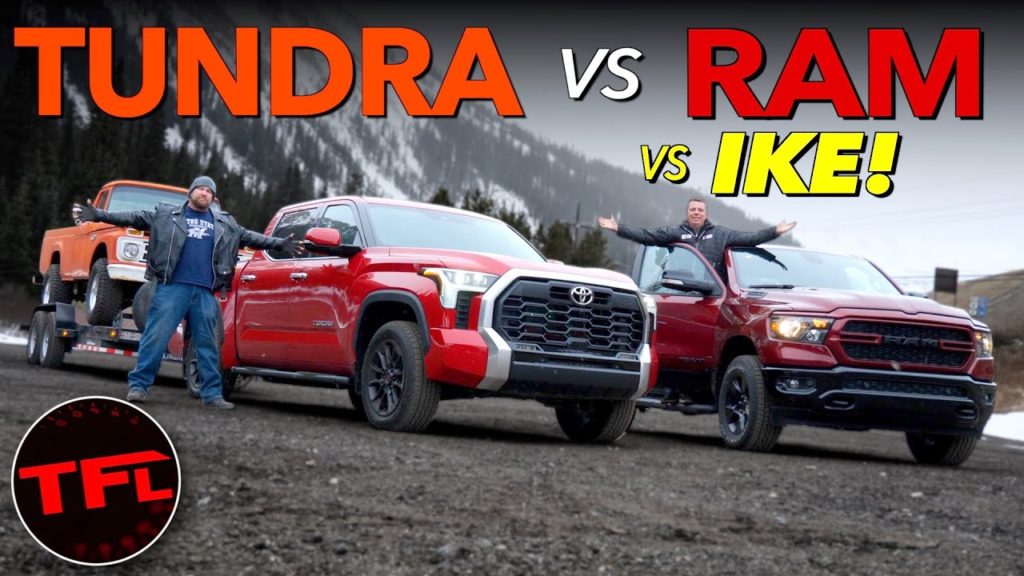 2022 toyota tundra ram 1500 ike gauntlet towing trailer competition