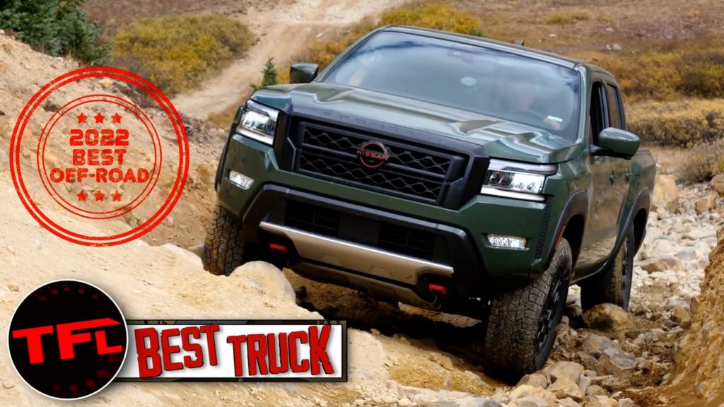 2022 nissan frontier best off-road truck of the year
