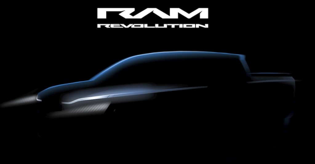 2024 ram 1500 ev revolution electric pickup truck teaser