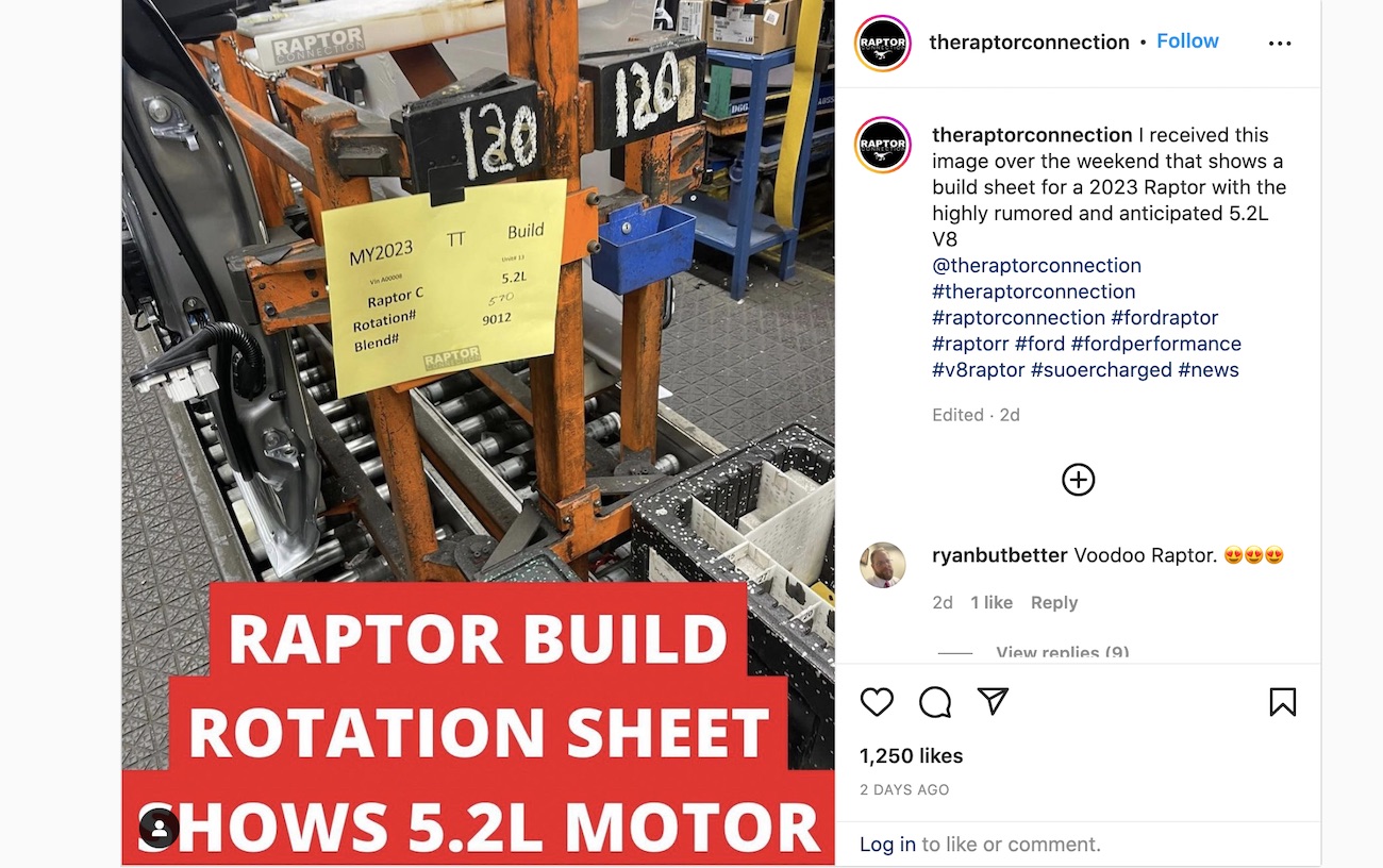 Report: Will the Upcoming 2023 Ford F-150 Raptor R Use a Twin