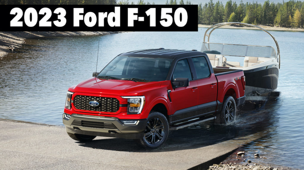 2023 ford f-150 heritage edition paint job towing boat