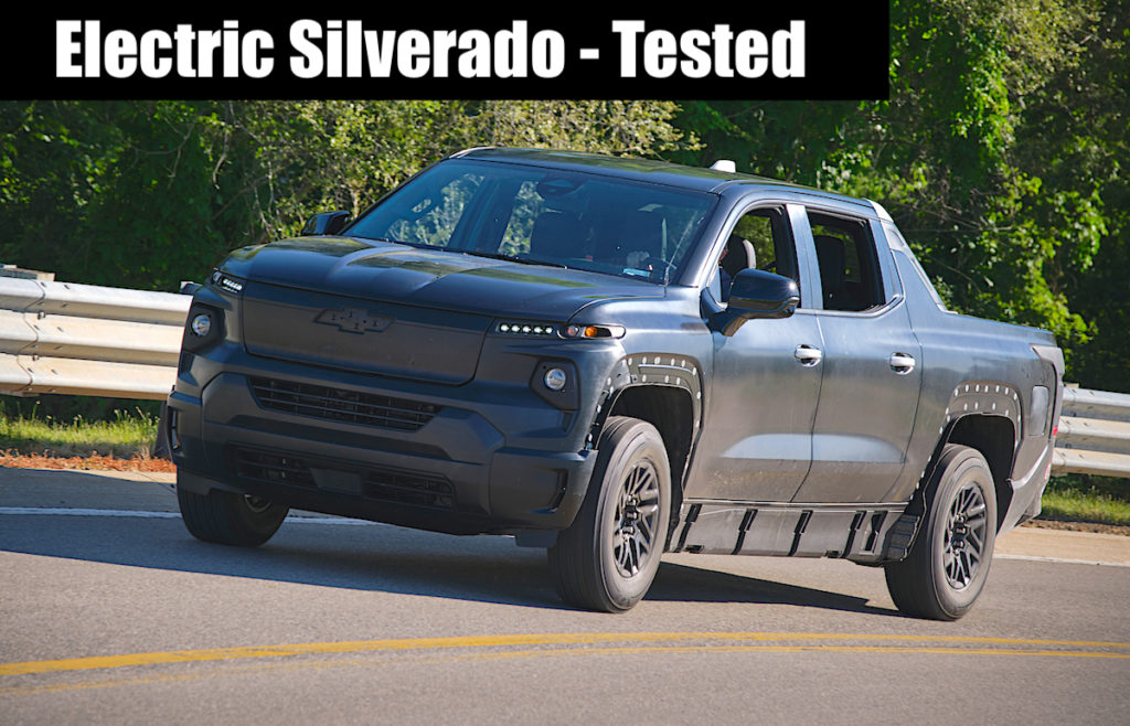 2024 chevy silverado ev prototype test pickup truck electric 
