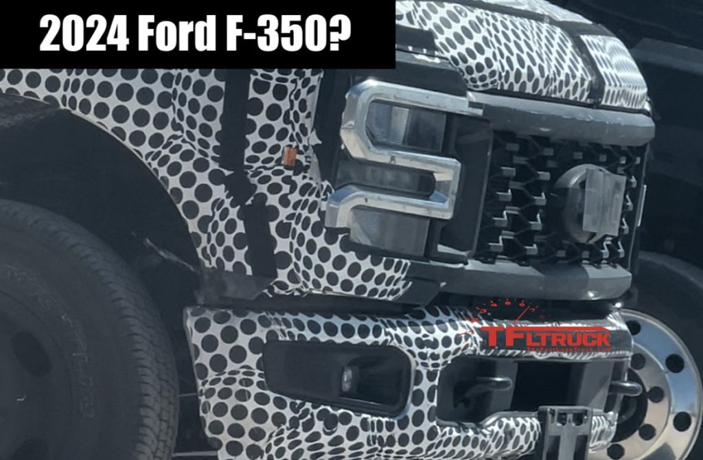 2024 ford super duty f-350 f-250 prototype spied