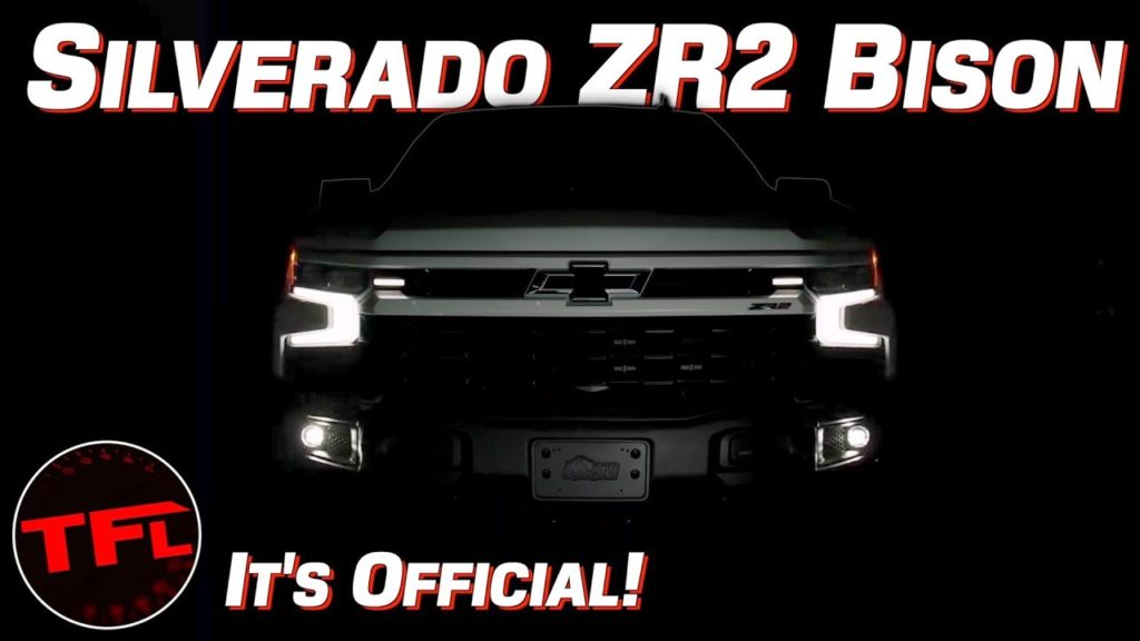 2023 chevy silverado 1500 zr2 bison official debut video specs aev