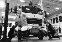 Bollinger B4 Medium Duty Trucks Revealed: Fleet Customer and Upfitter Track Testing Will Start This Fall Bollinger B4 electric chassis cab
