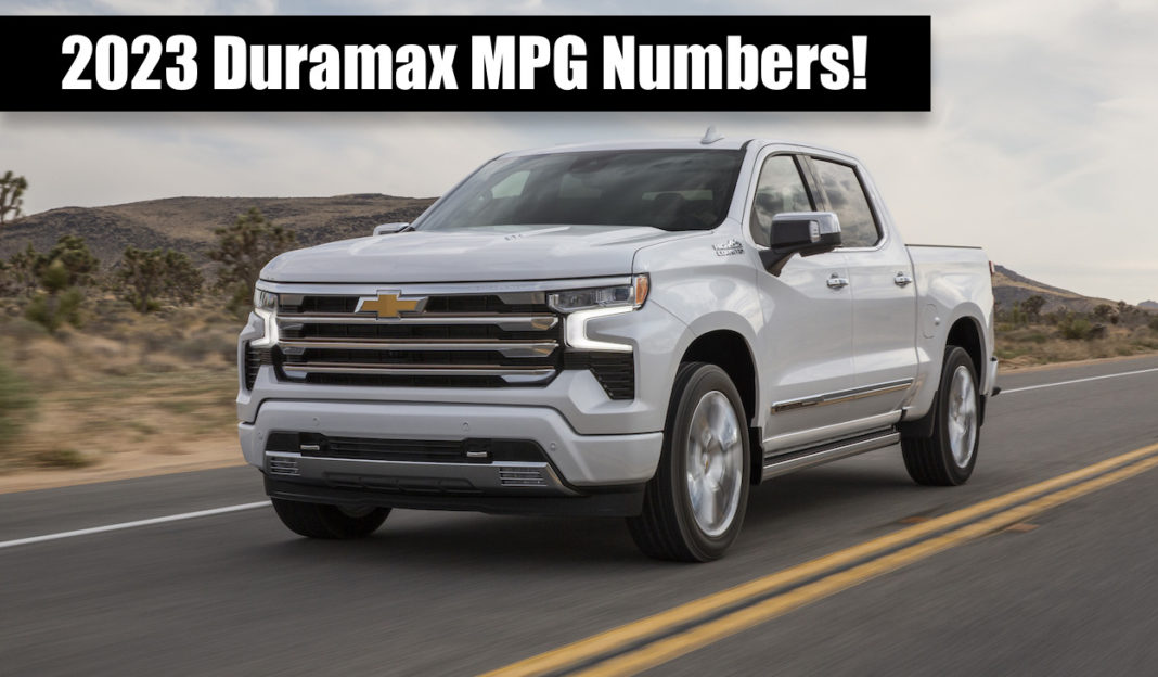 News New 2023 Chevy Silverado 3 0L Duramax Diesel Efficiency Numbers 