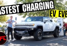 Video: The New GMC Hummer EV Has a Very Fast Charging Speed, But Is It Fast Enough? 2023 gmc hummer ev first edition charge test charging pickup truck