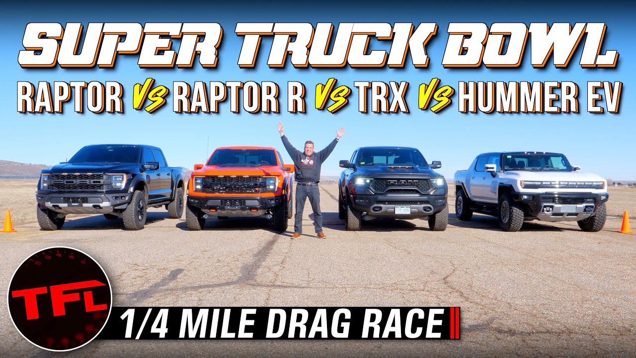 Video The Ford Raptor R Vs Ram Trx Drag Race You Ve Been Waiting For