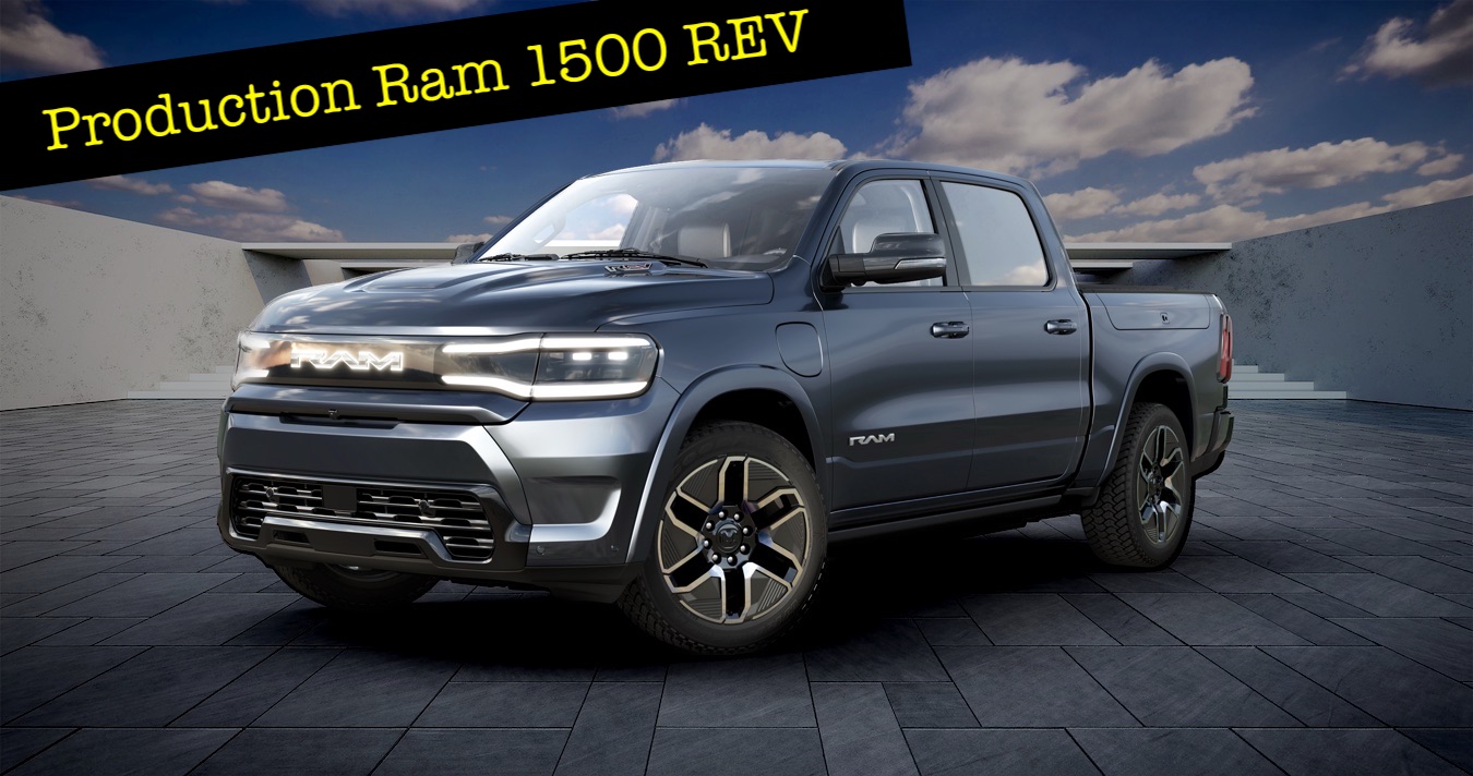 (Updated) Official 2025 Ram 1500 REV Production Truck Images Are Here