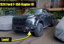 Spied: Upcoming 2024 Ford F-150 Raptor R Sports a New Bumper That May Be Modular 2024 ford f-150 raptor r front bumper supercharged v8