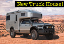 Debut: Truck House Takes Pickup Campers to the Next Level with this Ram HD AEV Prospector Motorhome 2024 ram hd aev prospector 4x4 truck house bcr motorhome rv camper debut