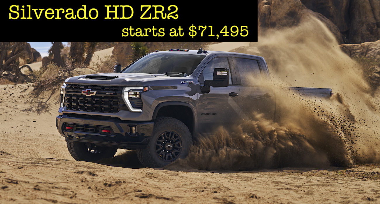 News: 2024 Chevy Silverado HD ZR2 Starts at $71,495, and the Sierra HD ...