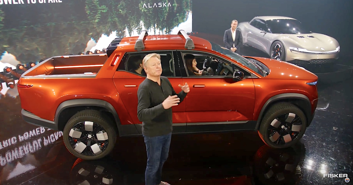 The New Fisker Alaska Is an Electric Pickup to Rival the Rivian R1T ...