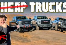 Video: Ford vs GM vs Ram: Only One of These New HD Diesel Trucks Is the BEST Off-Road… 2024 ford f-350 super duty gmc sierra hd chevy silverado ram 2500 moab utah at4x rebel tremor