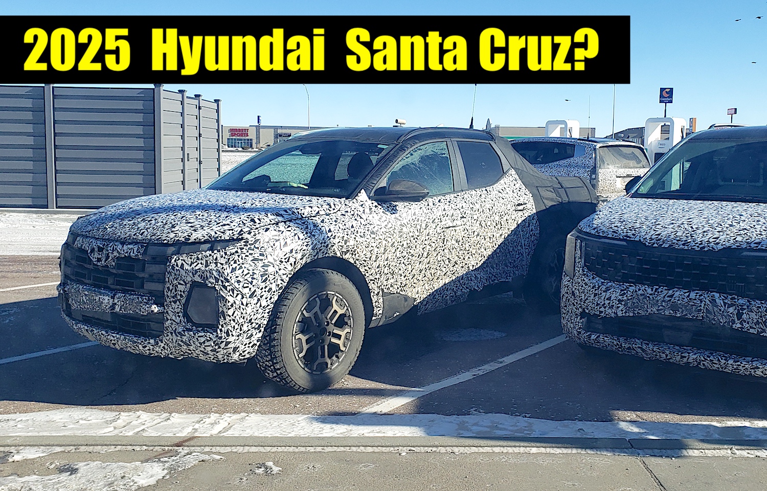 Spied Is this the Updated 2025 Hyundai Santa Cruz? The Fast Lane Truck
