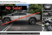 The First New Tesla Cybertruck Auction Resale Is a No Go… 2024 Tesla cybertruck auction