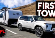 Video: Does the All-new 2024 Lexus GX 550 Twin-Turbo V6 Tow Better Than Ever? 2024 lexus gx550 towing heavy trailer