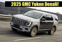 The Refreshed 2025 GMC Yukon Denali Comes Into View Down Under – Testing In Australia 2025 gmc yukon denali australia