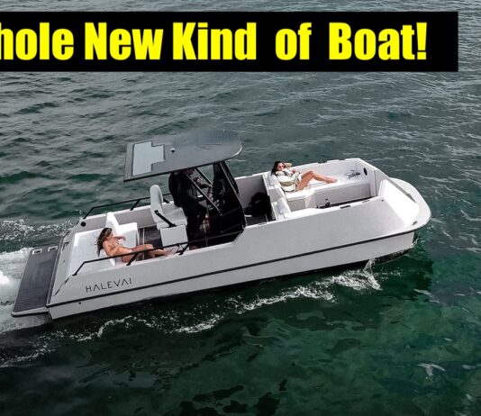 New Halevai Model2050 Rethinks the Tri Hull Boat For Work & Play – It’s Electric halevai model2050 ev tri hull boat work play