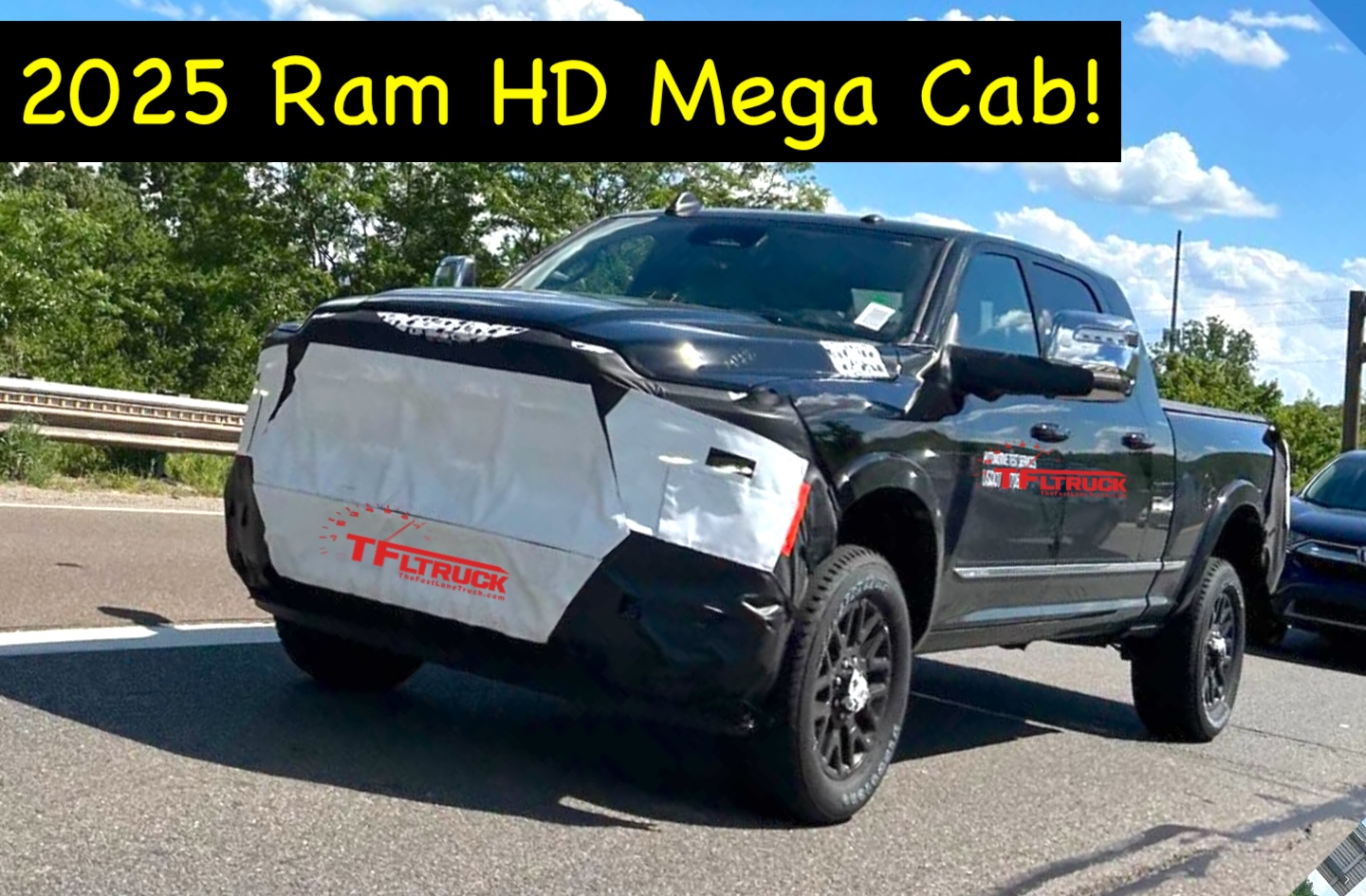 Spied 2025 Ram HD Mega Cab Prototype Is Caught Testing In the Wild