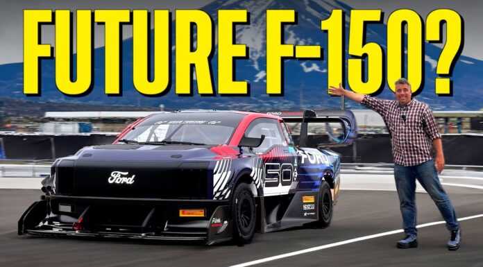 Video: Ford’s New Race Truck Has Tech That’s Coming to an F-150 Near You Soon! 2025 ford f-150 lightning super truck pikes peak hill climb tech ev