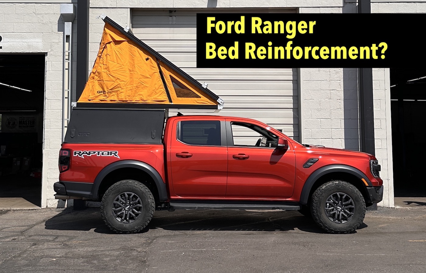 Your new Ford Ranger (2024+) needs a bed reinforcement if you attach a luggage rack or a camper on top