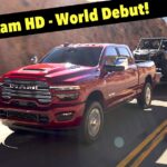 Video: 2025 Ram HD World Debut – Is It Enough To Beat Ford and GM? 2025 ram hd 2500 world debut Laramie sport cummins diesel towing trailer