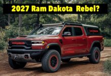 2027 Ram Midsize Pickup Truck Is Confirmed, but Is It Too Little Too Late? 2027 ram Dakota rebel 4x4 pickup truck rendering TFLtruck