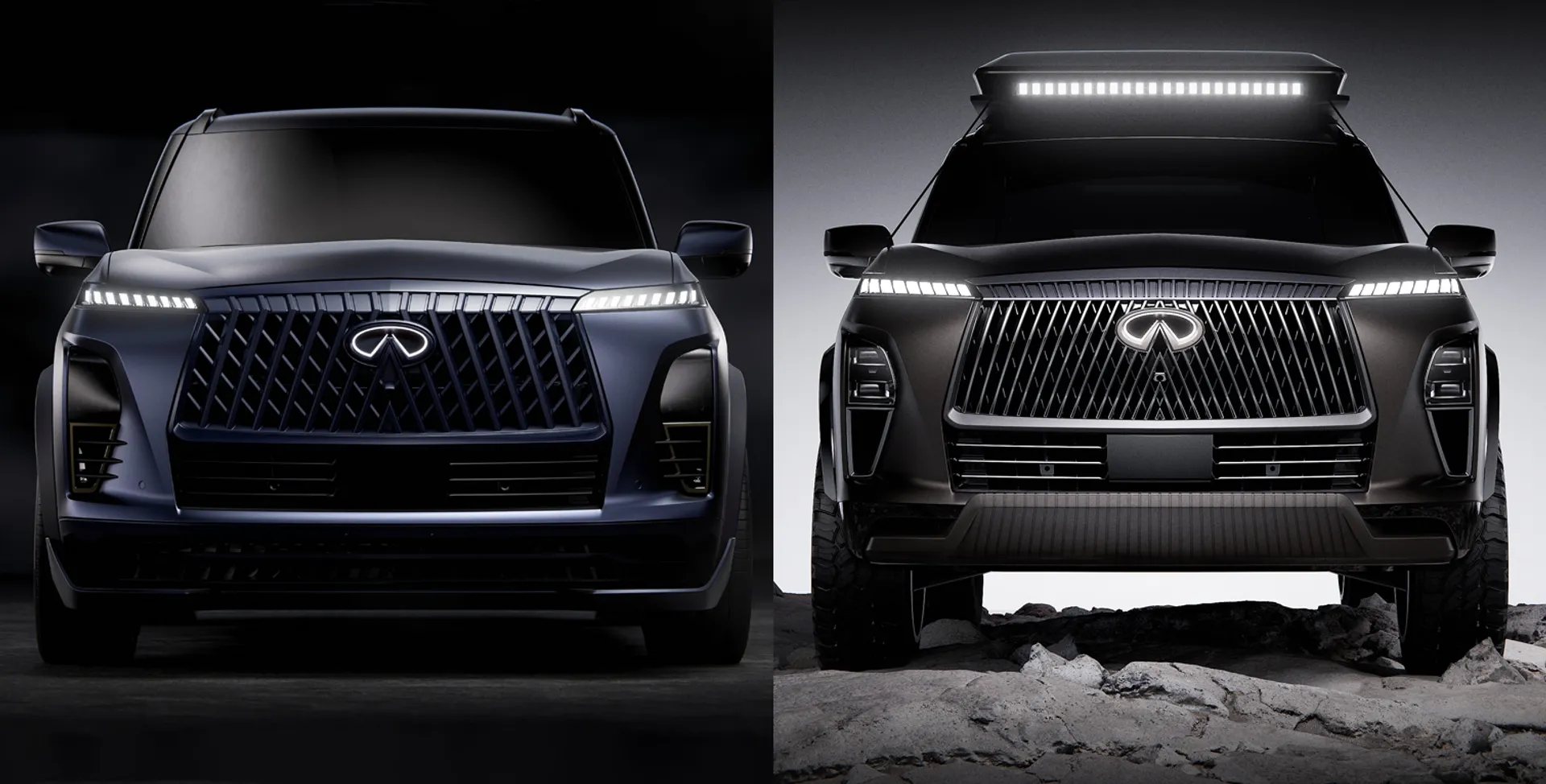 Infiniti Debuts QX80 Terrain and Track Spec Concepts Showing High-Power ...