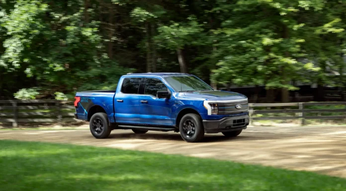 The Ford F-150 Lightning, Maverick Hybrid and Mach-E Are Under Recall for Potentially Rolling Away While in Park 2026 Ford F-150 Lightning STX