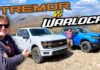 V8 Off-Road Fight: Does The New Ram 1500 Warlock CRUSH the Ford F-150 Tremor? Ford F-150 Tremor vs Ram 1500 Warlock off-road - featured