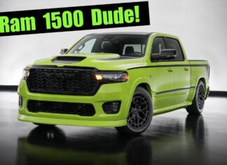 The Dude Is Back! The Dude Ram 1500 V8 Concept Is a Lowered Street Truck That’s Not Afraid to Smile 2026 ram 1500 dude concept hemi v8 mopar truck