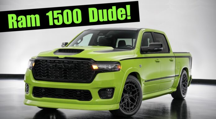 The Dude Is Back! The Dude Ram 1500 V8 Concept Is a Lowered Street Truck That’s Not Afraid to Smile 2026 ram 1500 dude concept hemi v8 mopar truck