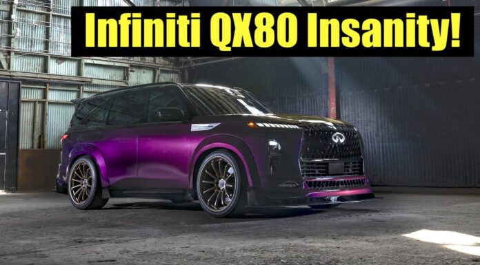 Infiniti QX80 R-Spec Has Gone Godzilla…and Then Some! infiniti qx80 r spec sema concept gt-r godzilla engine