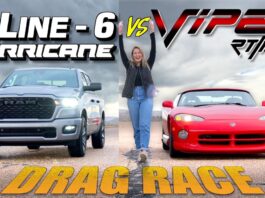 Video: Can a 2026 Ram 1500 Hurricane Turbo Truck Beat a Dodge Viper RT/10 in a Drag Race? 2026 ram 1500 hurricane twin turbo sport truck dodge viper rt/10 drag race 0-60 mph