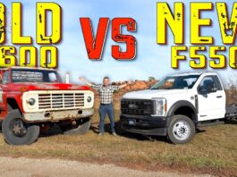 Video: Is the New Ford F-550 4×4 Really That Different From a 50-Year Old F-600 4WD? 2026 ford f-550 f-600 4x4 4wd old vs new super duty comparison